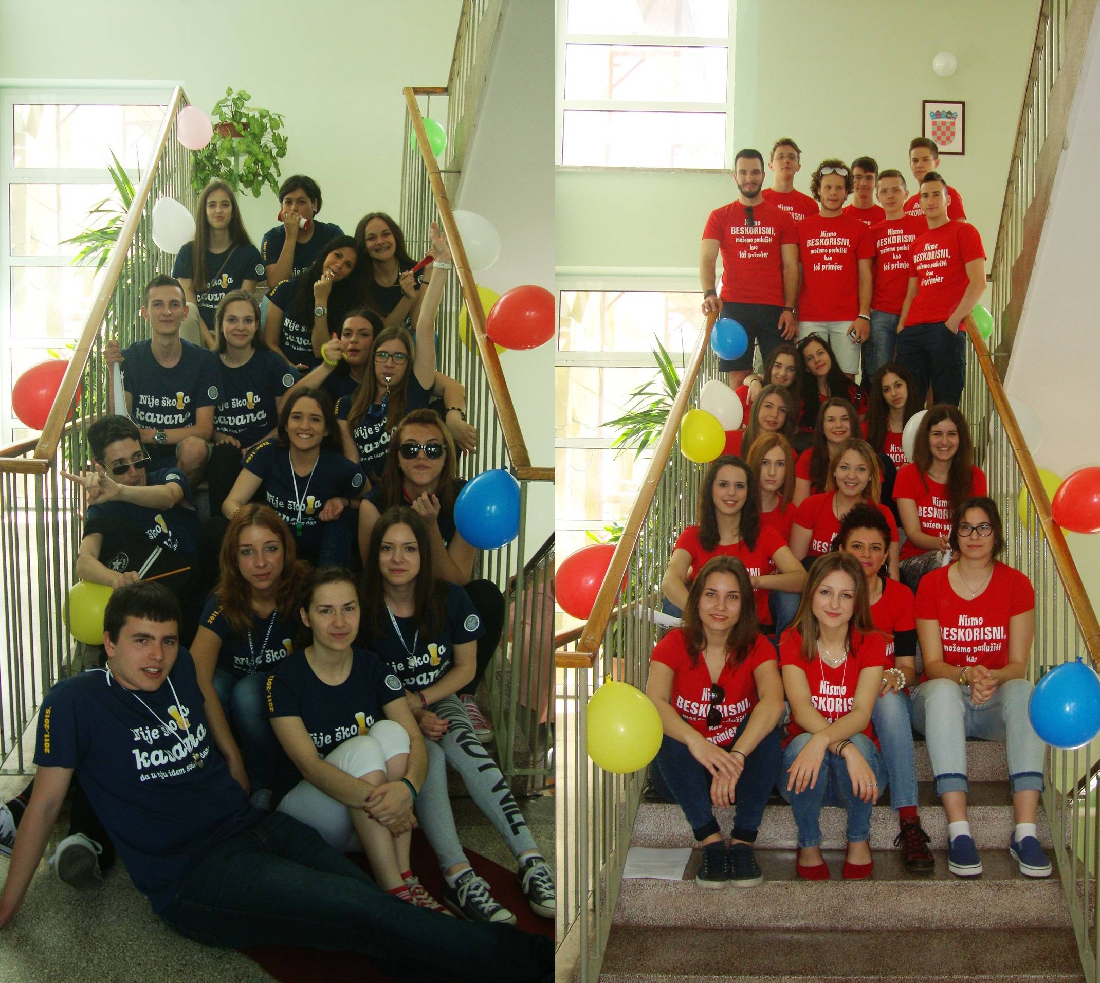 maturanti 2014-2015 uspomena iz Gimnazije Beli Manastir