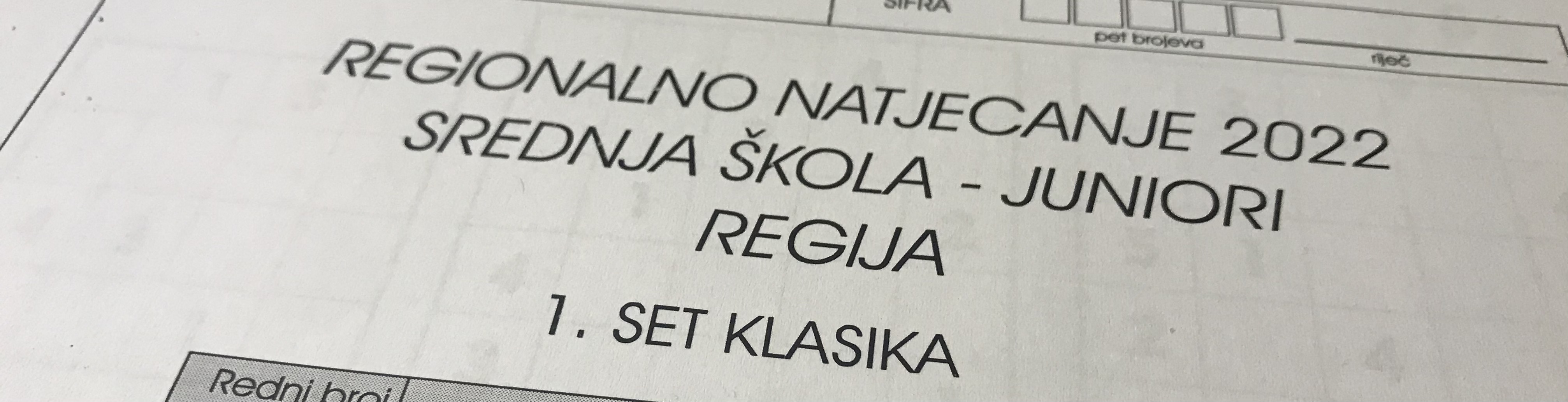 Simbolina slika za regionalno Sudoku natjecanje.