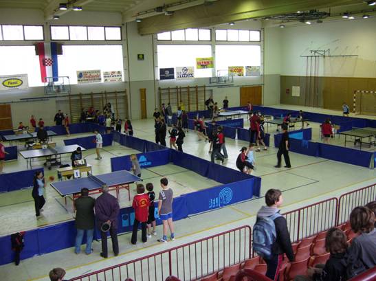 Poluzavrno natjecanje u stolnom tenisu za djevojice i djeake