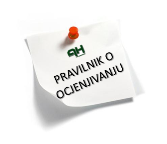 Pravilnik o ocjenjivanju
