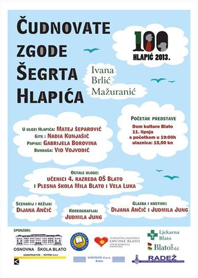 O projektu 100 godina Hlapia   O  Blato