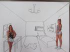 Korina Stani, 7. R 
Motiv - Prostor Lik. Problem - Linearna Perspektiva