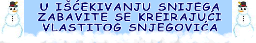 napravite snjegovia