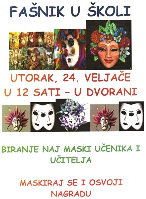 Fašnik u školi - 2009.