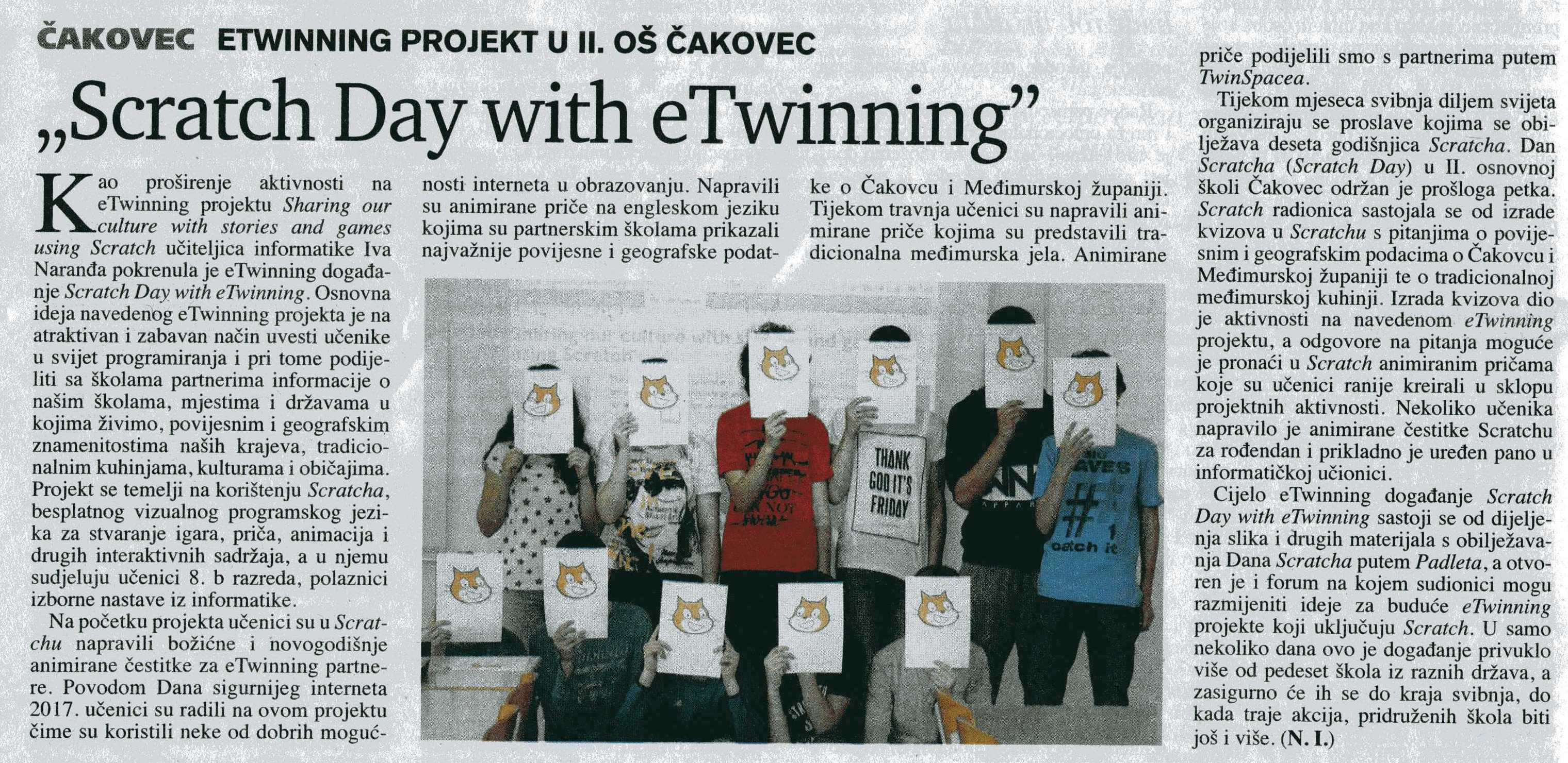 kolske novine eTwinning Scratch