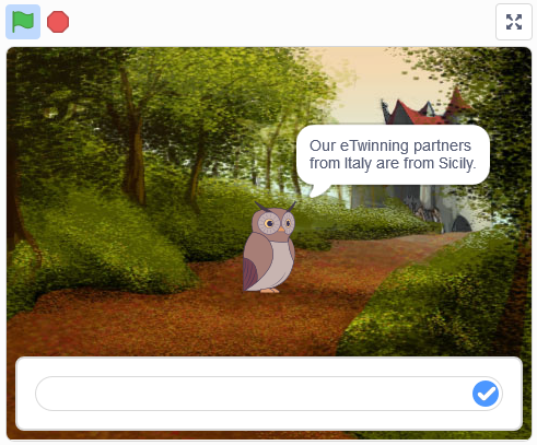 Scratch game eTwinning