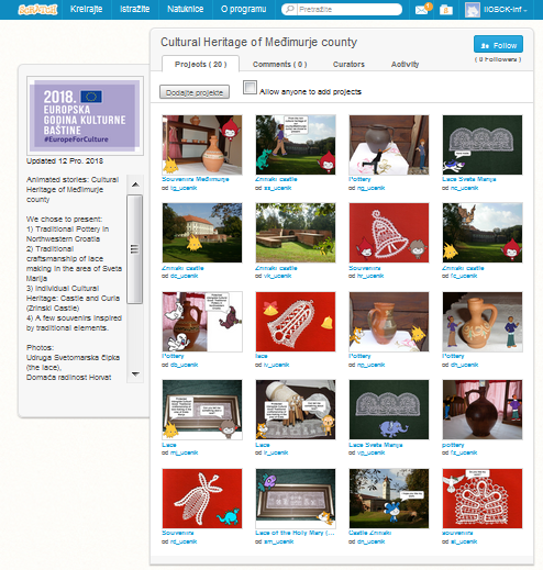 Scratch studio Cultural Heritage of Meimurje county
