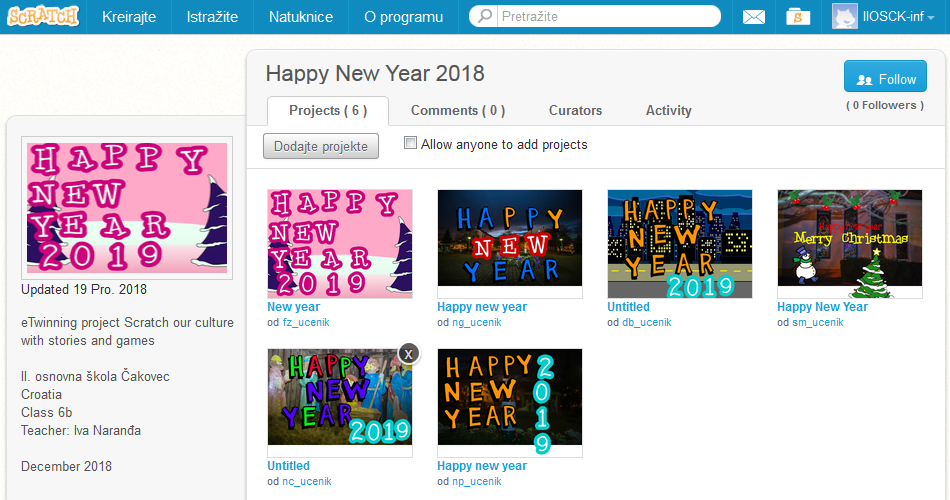 Scratch studio Merry Christmas and HNY