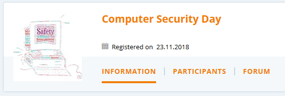 Dan raunalne sigurnosti - Computer Security Day - eTwinning event