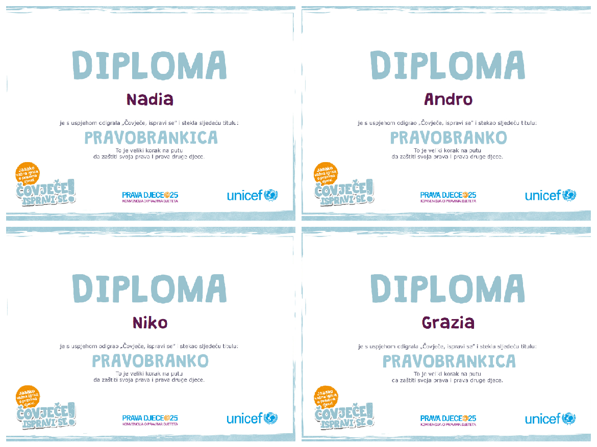 UNICEF igra ovjee, ispravi se!