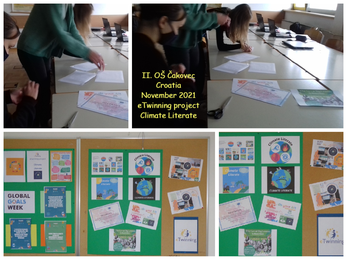eTwinning projekt Climate Literate - pano