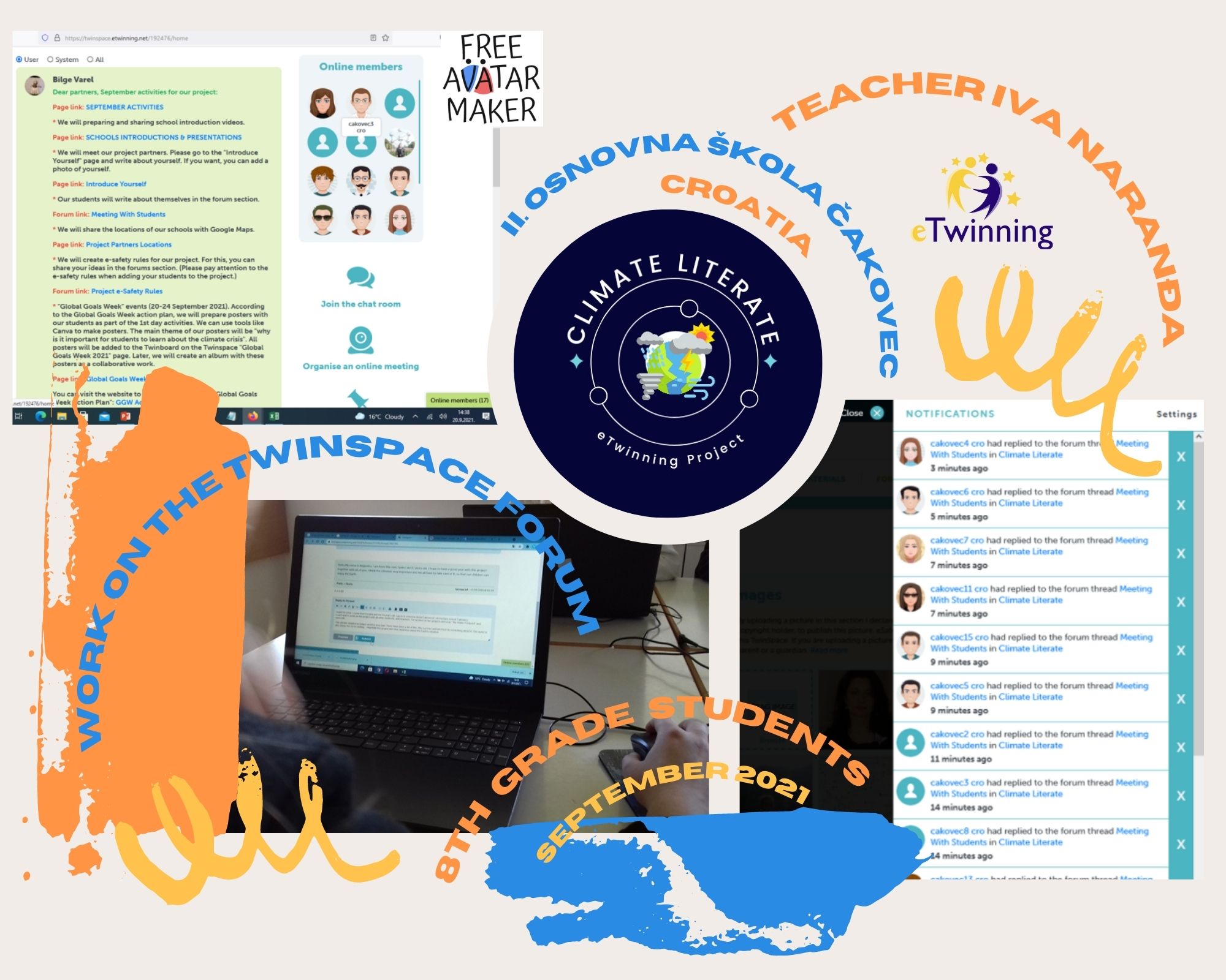 eTwinning project Climate Literate
