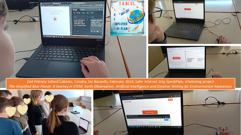 Safer Internet Day - SpeakPipe - eTwinning