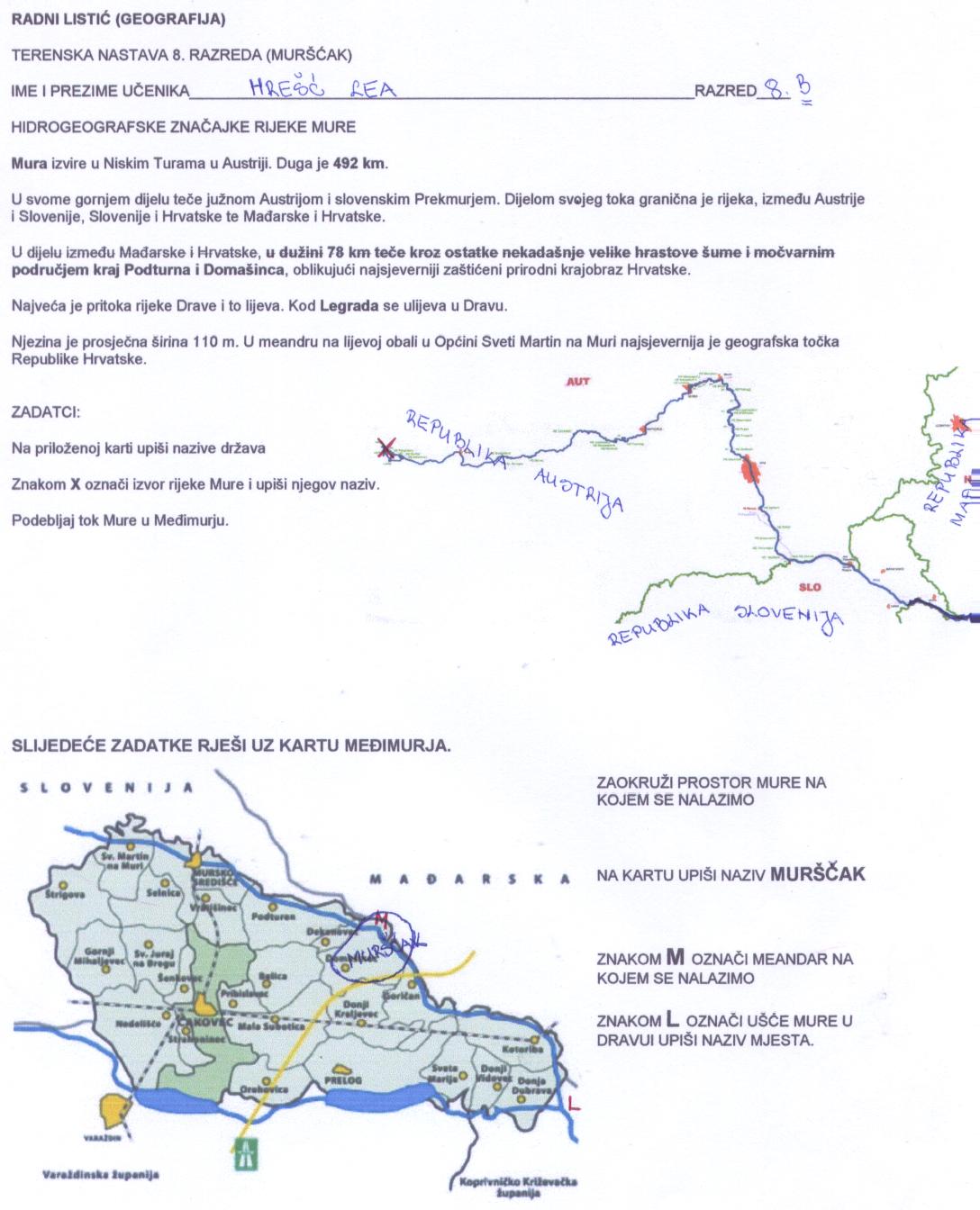 GEOGRAFIJA - RADNI LISTI