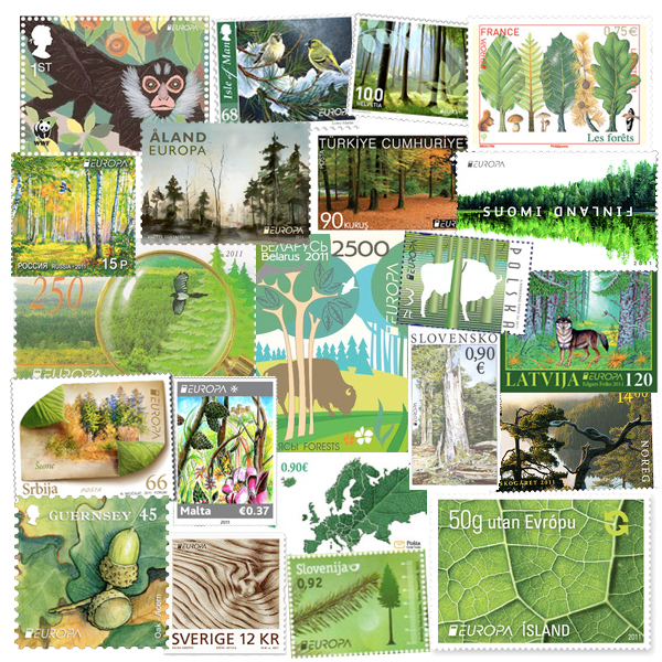 POTANSKE MARKE - MEUNARODNA GODINA UMA 2011