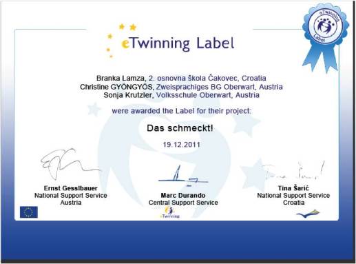 ETWINNING LABEL