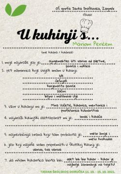 U kuhinji s Mariom