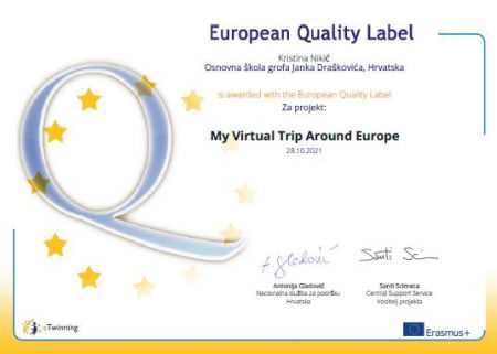 eTwinning European Quality Label