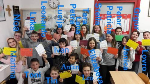 Our fith graders have just received letters from India