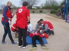 Pokazna Vjeba Pruanja Prve Pomoi- Volonteri Mladei CK – Split Te Jakov, Klara I Neven.