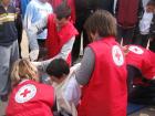Pokazna Vjeba Pruanja Prve Pomoi- Volonteri Mladei CK – Split Te Jakov, Klara I Neven.
