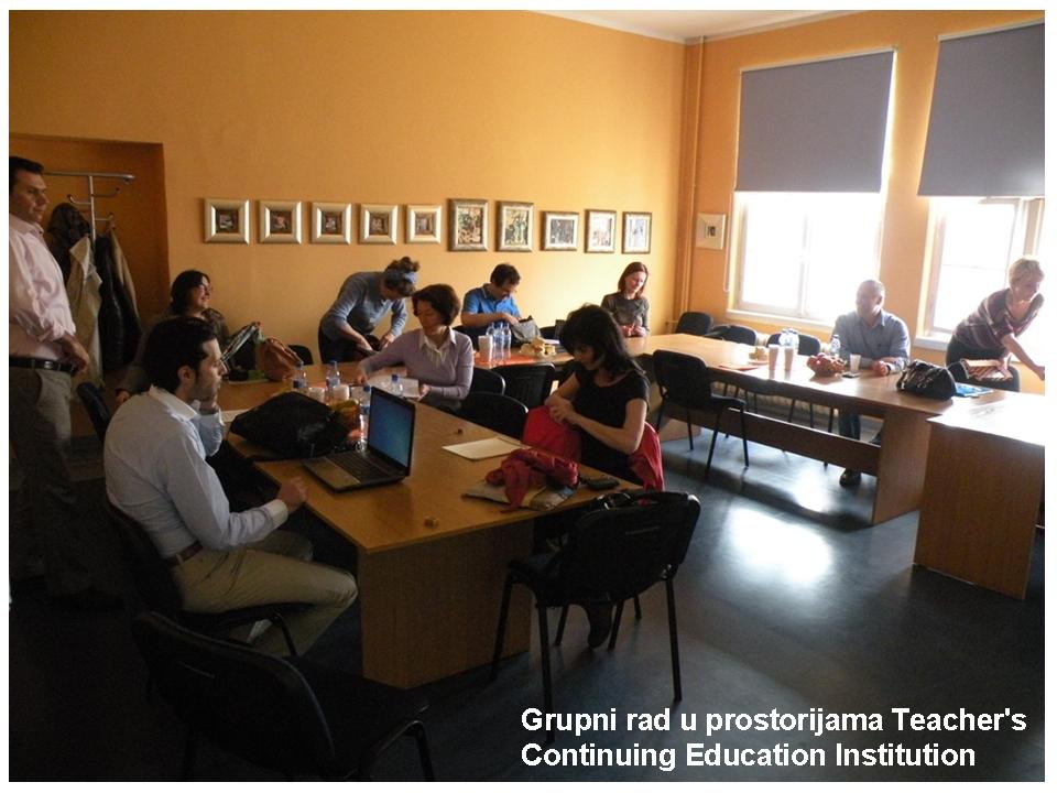 Grupni rad u prostorijama Teacher's Continuing Education Institution