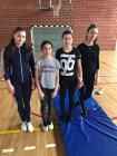 Pripreme Za upanijsko Natjecanje Iz Gimnastike
Sara Buljan, Rita Ilakovac, Patricia Josipovi, Nora Ilakovac
Foto: .Flidr, 3.3.2018.