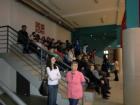 In The School Gym, Ready For The Welcome Party