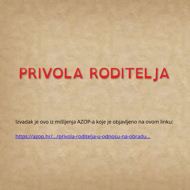 Privola roditelja