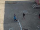 Djeca U Igri Na portskim Terenima Iza kole