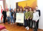 Uenici Osmih Razreda Na Prijemu U Gradskoj Vijenici
