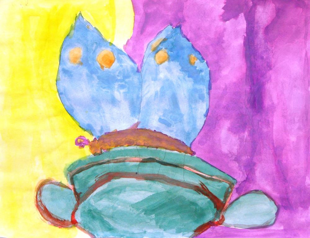 Leptir na cvijetu - Mateo P., 5.a