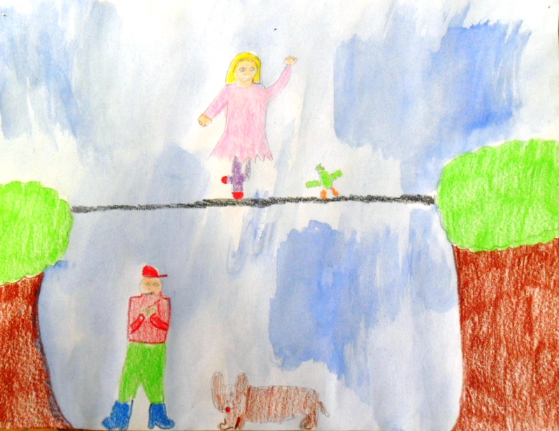 Ilustracija lektire: udnovate zgode egrta Hlapia - Korina 3.a