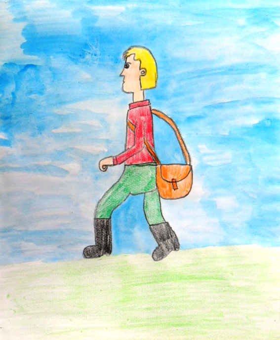 Ilustracija lektire: udnovate zgode egrta Hlapia - Kristijan 3.a