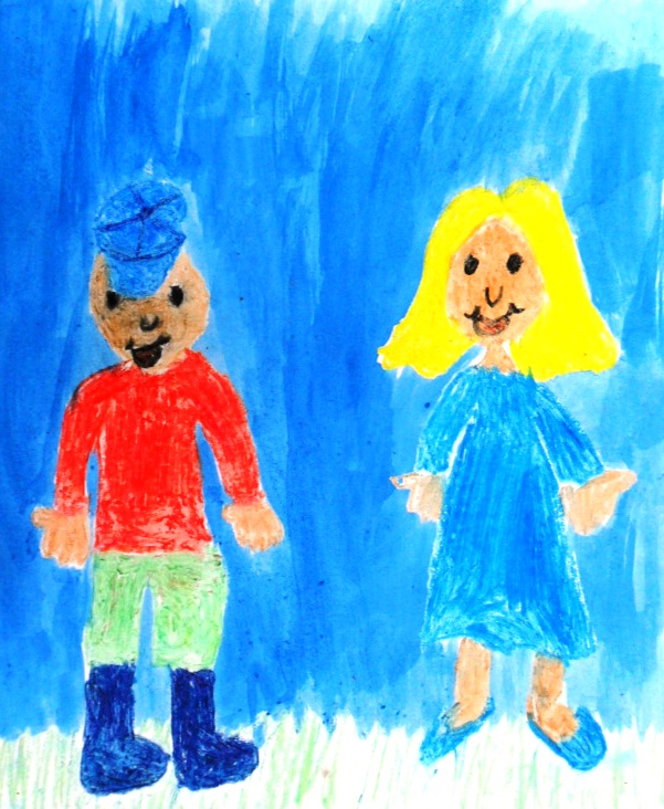 Ilustracija lektire: udnovate zgode egrta Hlapia - Laura 3.a