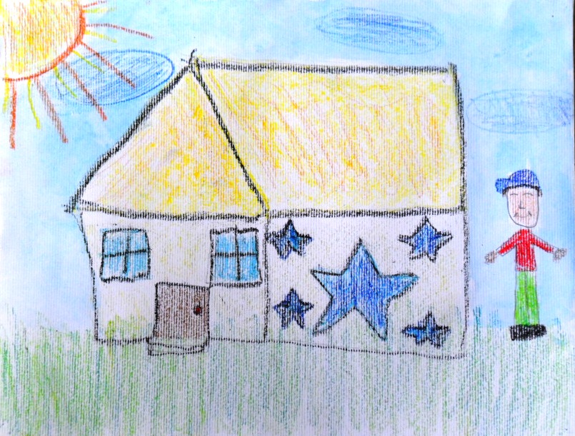 Ilustracija lektire: udnovate zgode egrta Hlapia - Matea 3.a