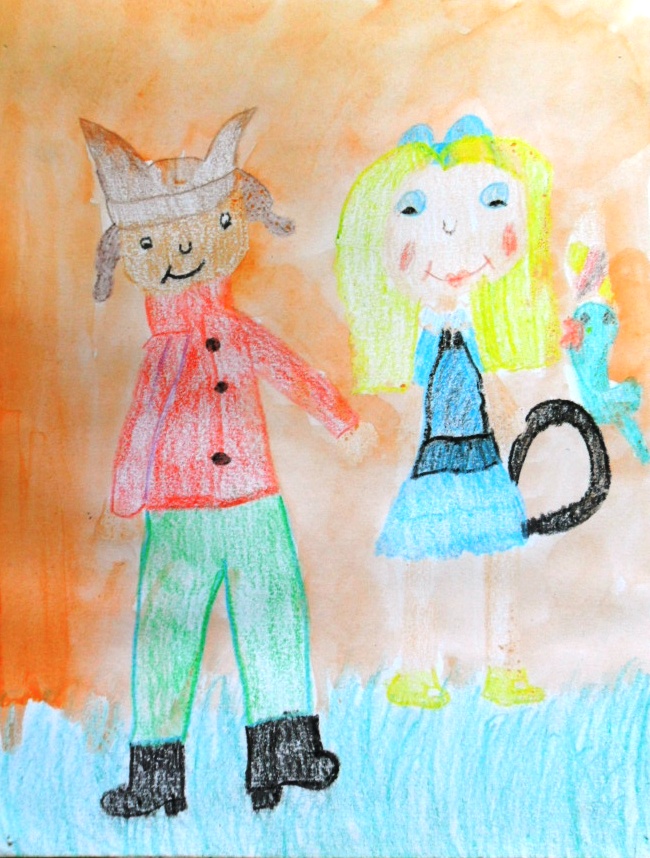 Ilustracija lektire: udnovate zgode egrta Hlapia - Samanta 3.a