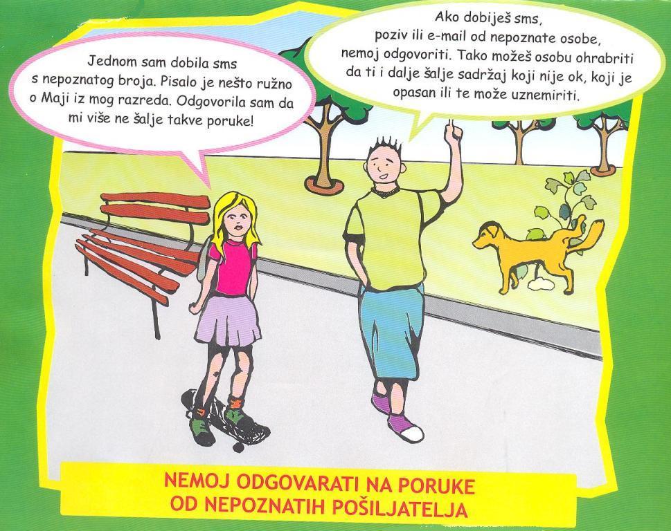 Nemoj odgovarati na poruke od nepoznatih poiljatelja