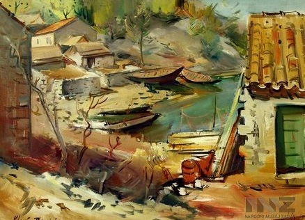 Vladimir Beci, Motiv s Neretve, oko 1930.