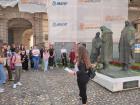 Skulptura Oprotaj Katarine Od Petra Zrinskoga I Frana Krste Frankopana U Dvoritu Utvrde akovec.