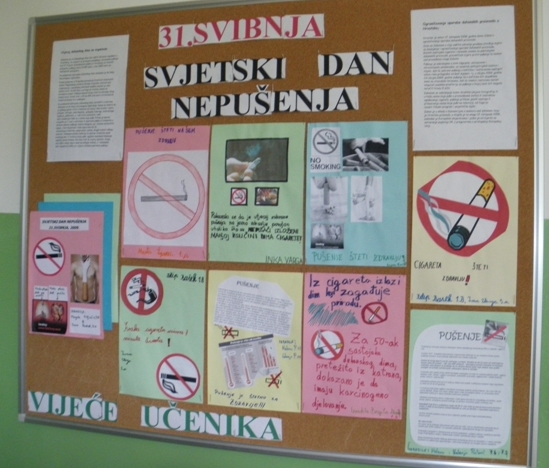 Vijee uenika - Svjetski dan nepušenja