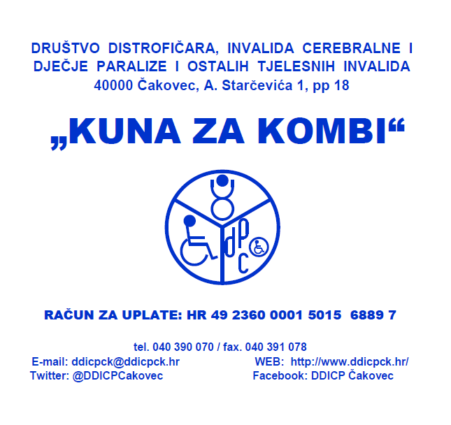 HUMANITARNA AKCIJA KUNA ZA KOMBI