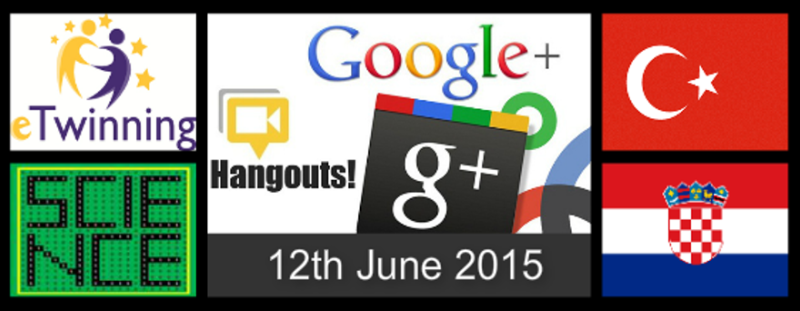 Hangout - eTwinning project Science Around Us