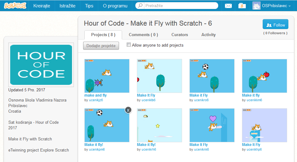 Make it fly with Scratch