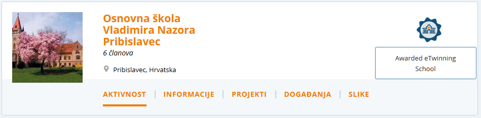 eTwinning School badge Pribislavec