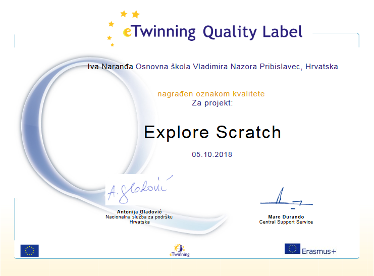 eTwinning QL Explore Scratch