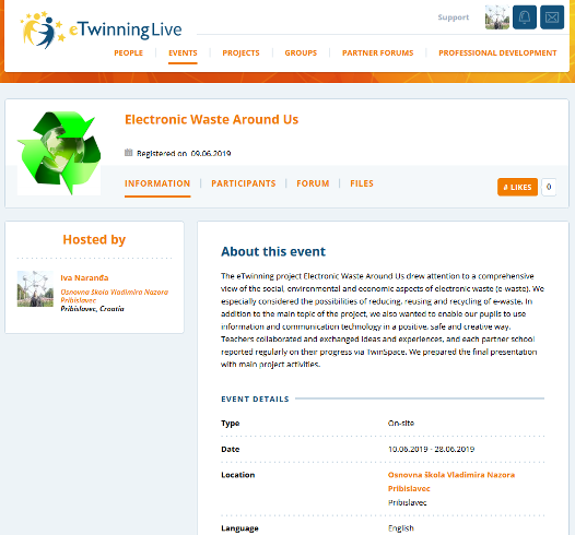 eTwinning Live Event Electronic Waste Around Us