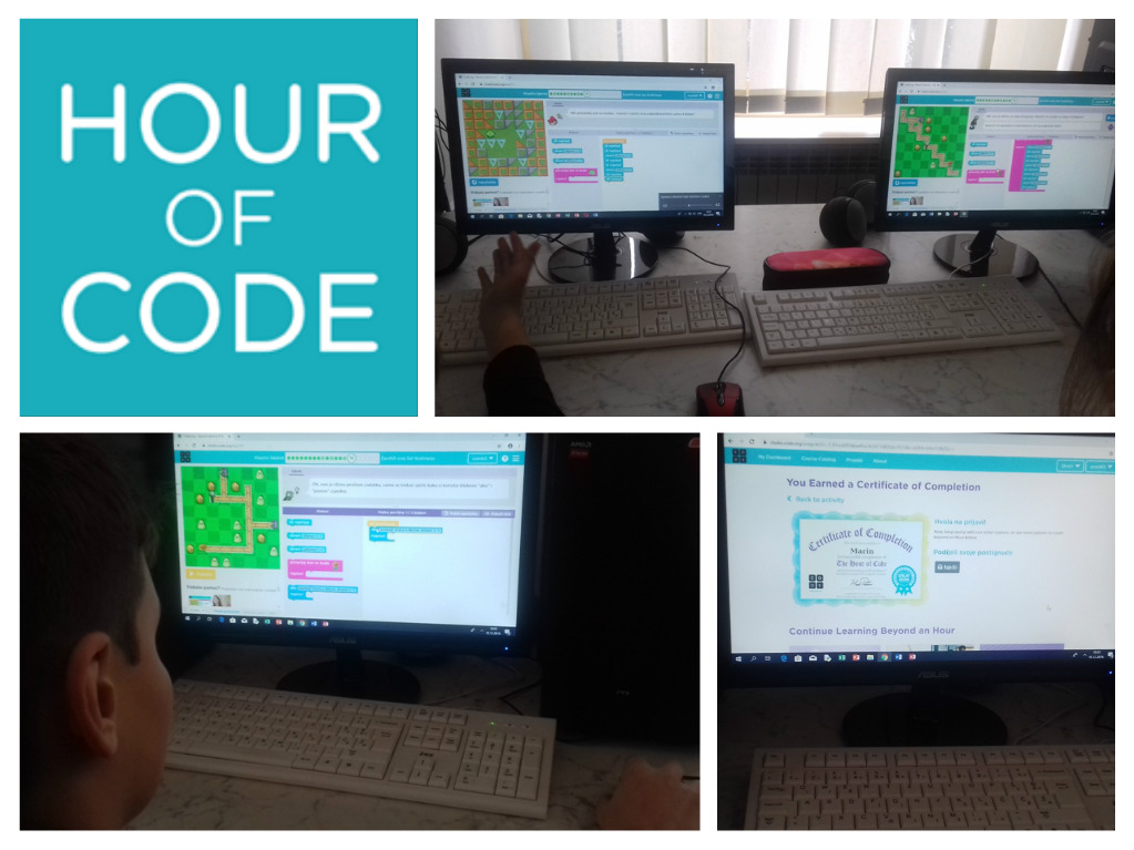 Sat kodiranja Hour of Code Pribislavec