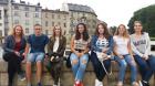 Sudjelovalo Je est Hrvatskih Srednjokolaca (etiri Uenice Nae Gimnazije: Anamarija, Sara, Ivana I Karmela I Dvoje Splitskih Srednjokolaca: Bartul I Lorena) U Pratnji Profesorice Marije Lui