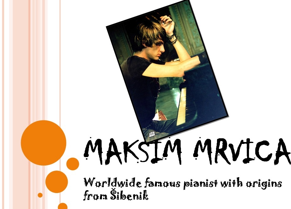Petra Baranovi, III. B - Piano player Maksim Mrvica